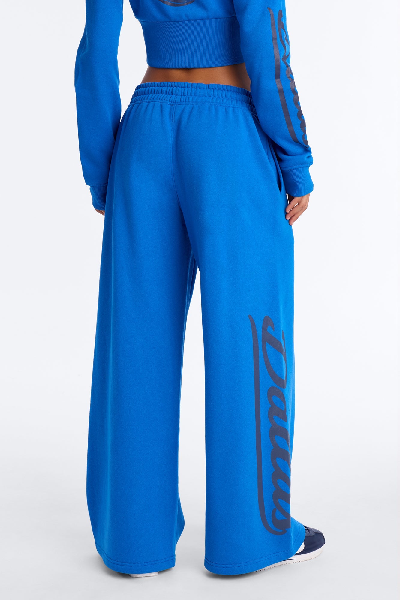NBA Dallas Mavericks Fleece Wide Leg Pants - Blue