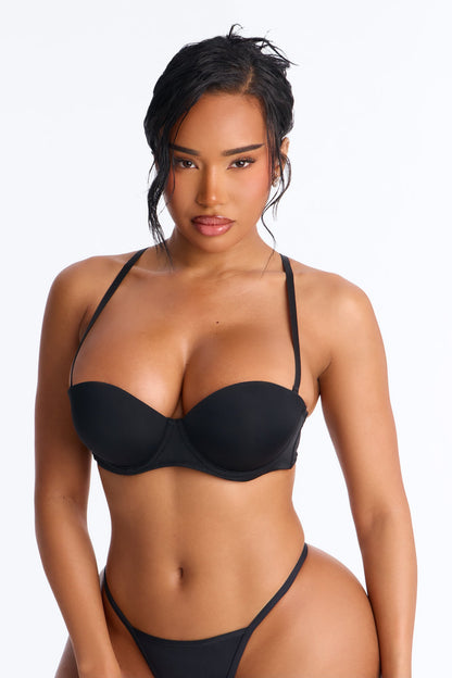 Playful Perk Extreme Push Up Bra - Black