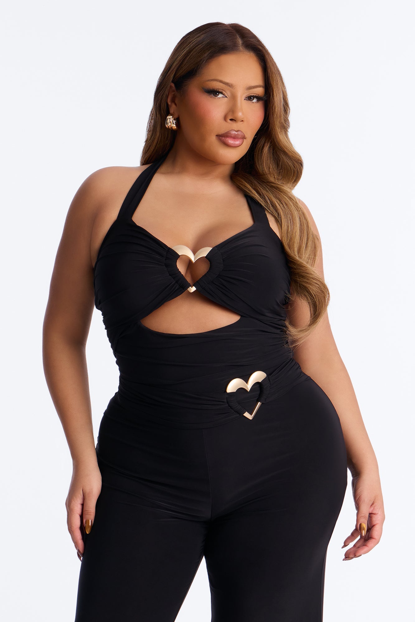 Purest of Hearts Jumpsuit - Black