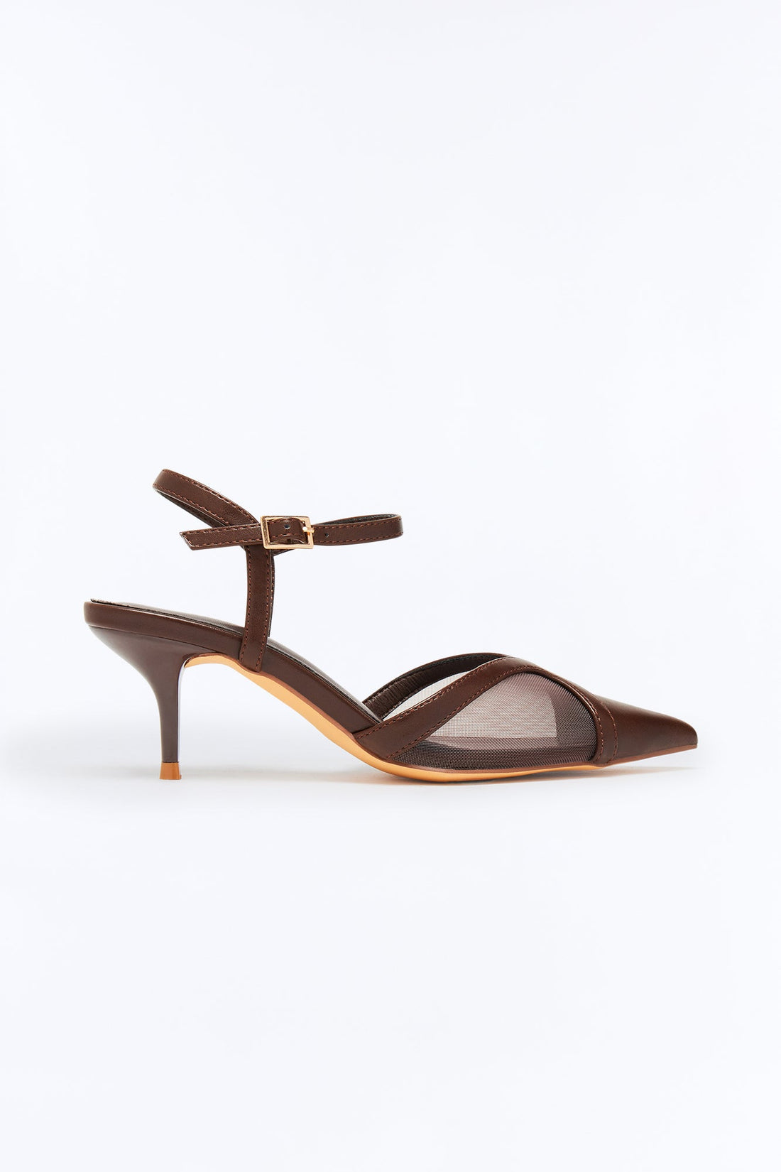 Larina Mesh Pumps - Brown