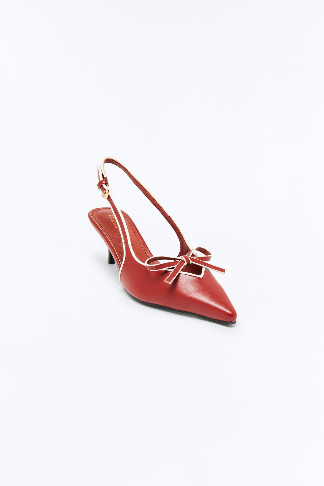 Warren Bow Slingback Pumps - Red