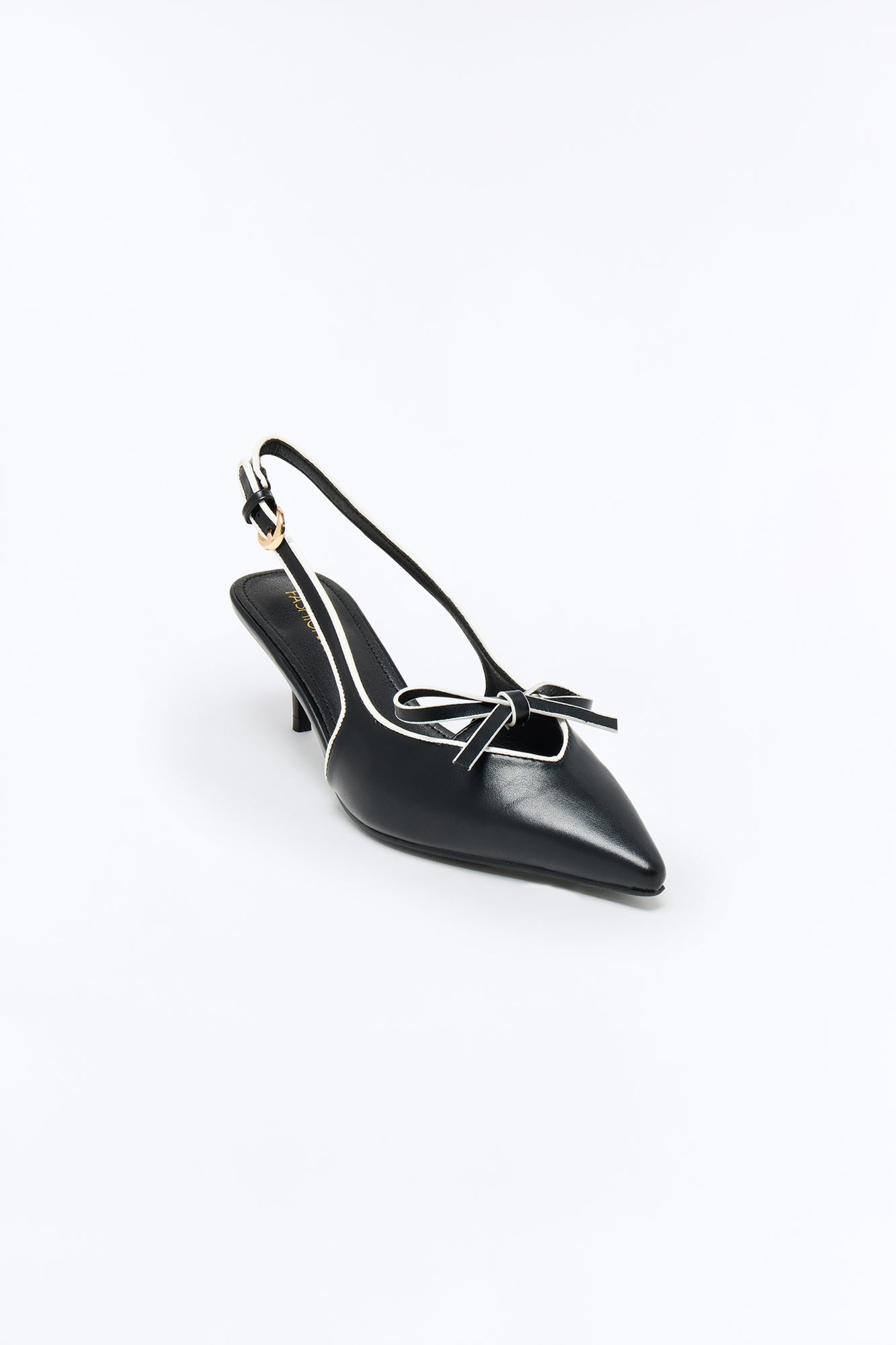 Warren Bow Slingback Pumps - Black