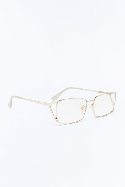 Eclipse Square Sunglasses - Silver
