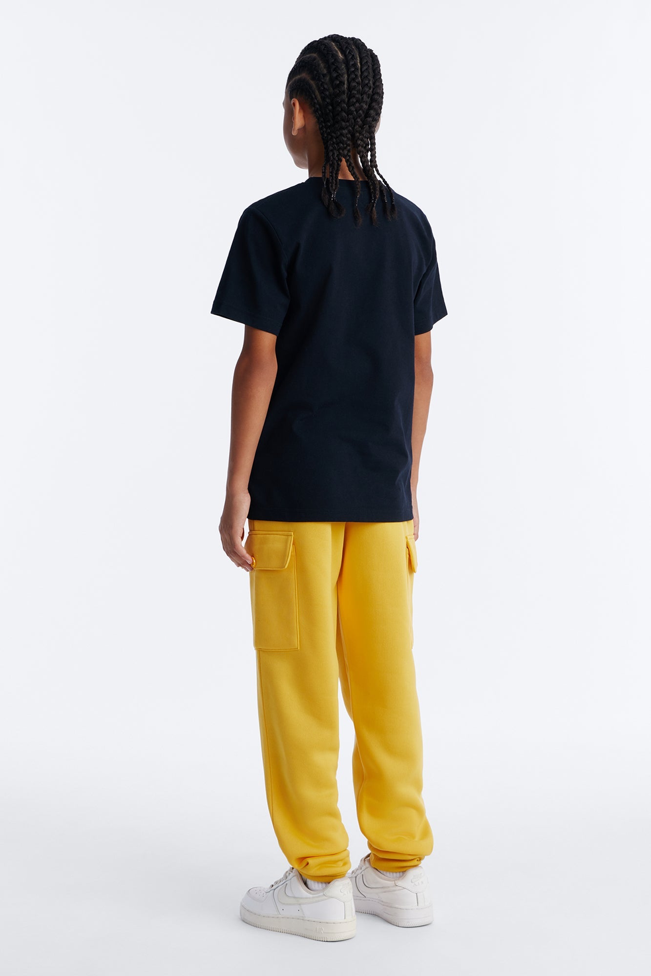 Mini Iconic Cargo Jogger Pant Set - Black/combo