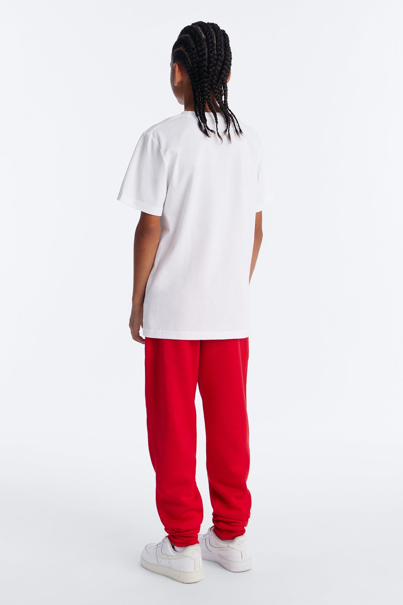 Mini Hustle Life Jogger Pant Set - White/combo