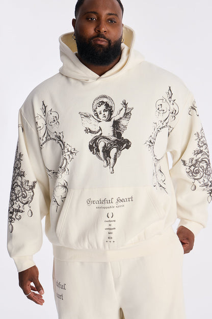 Grateful Heart Hoodie - Cream