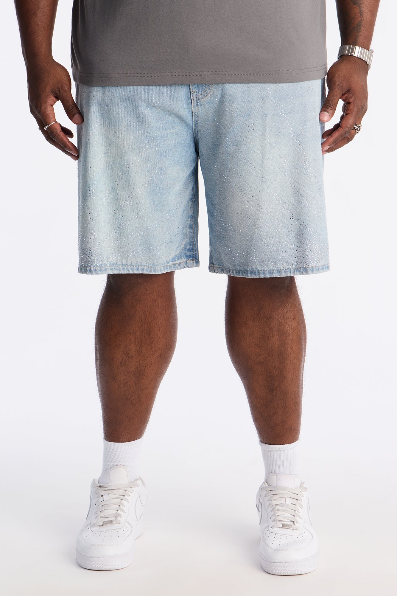 Relaxed Sunflare Denim Short - Light Wash