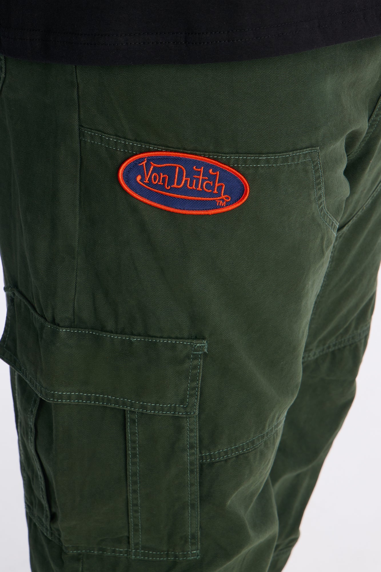 Von Dutch Baggy Flying Eyeball Jean - Green