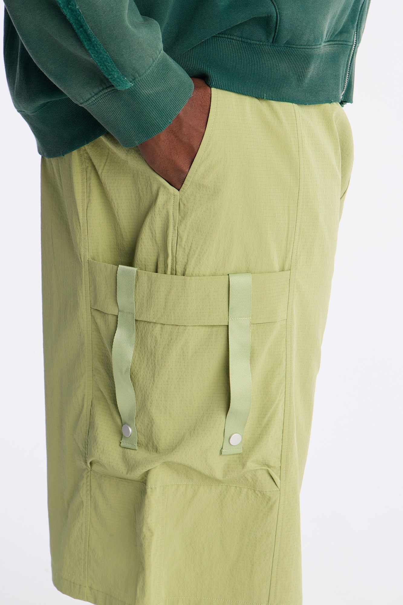 Relaxed Ninth Element Tech Short - Sage