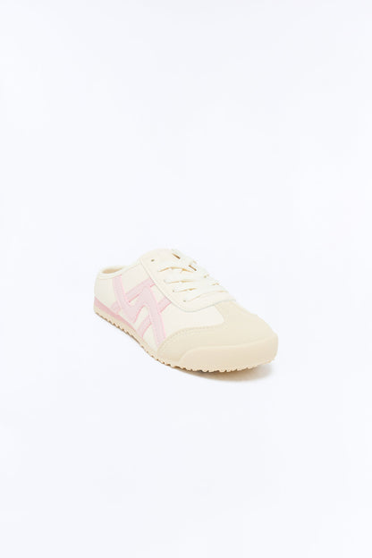 Mini Kobe Open Back Sneakers - Tan/Multi