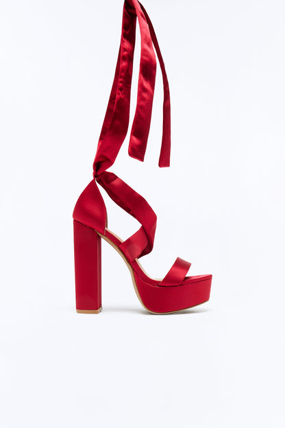 Plot Twist Heel - Burgundy