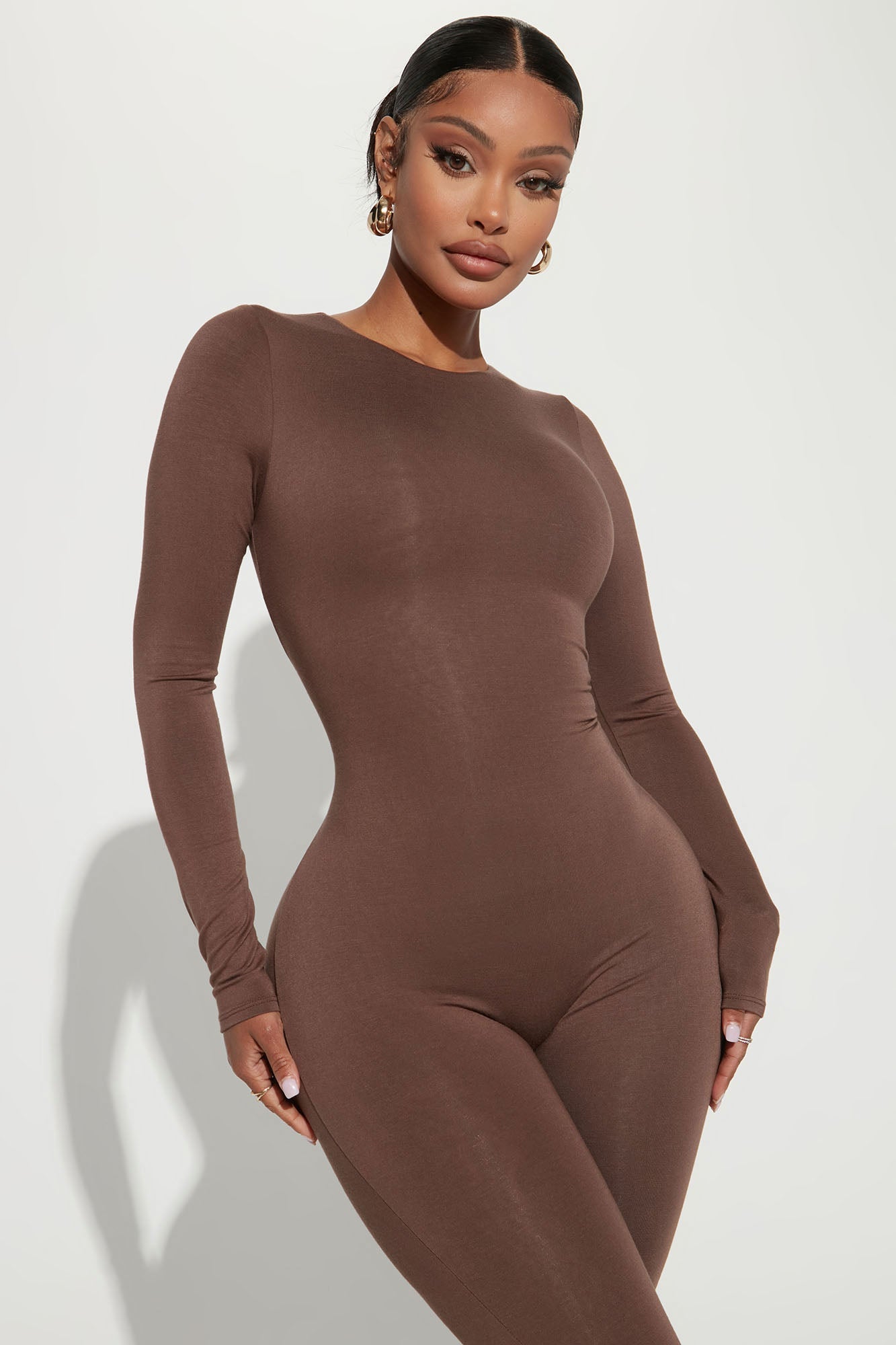 Bre Butter Snatched Jumpsuit - Brown