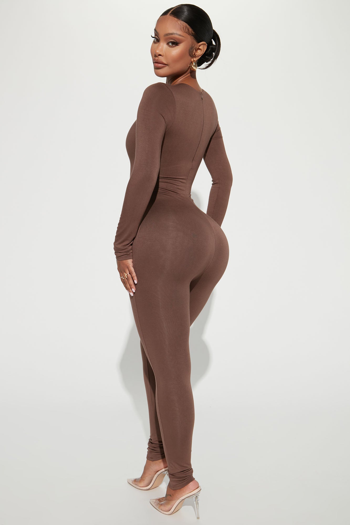 Bre Butter Snatched Jumpsuit - Brown