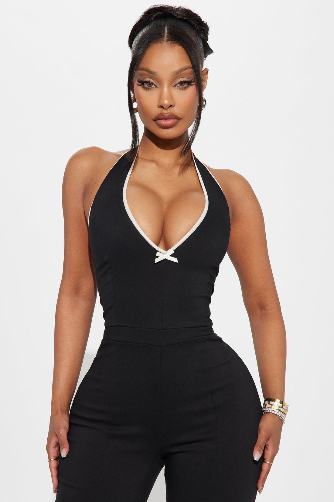 Falling In Love With You Jumpsuit - Black