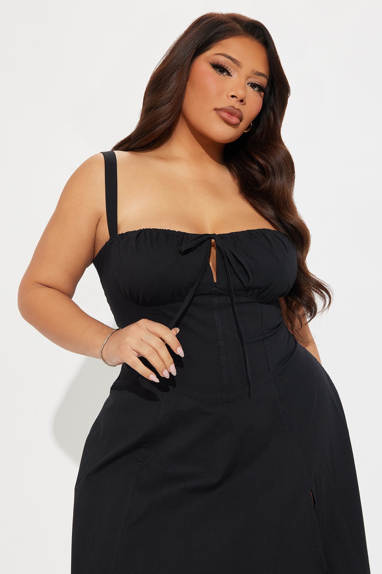 Juniper Midi Dress - Black