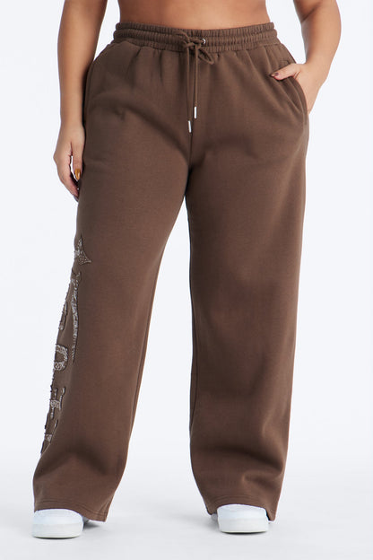 Von Dutch Paisley Wild West Pants - Brown