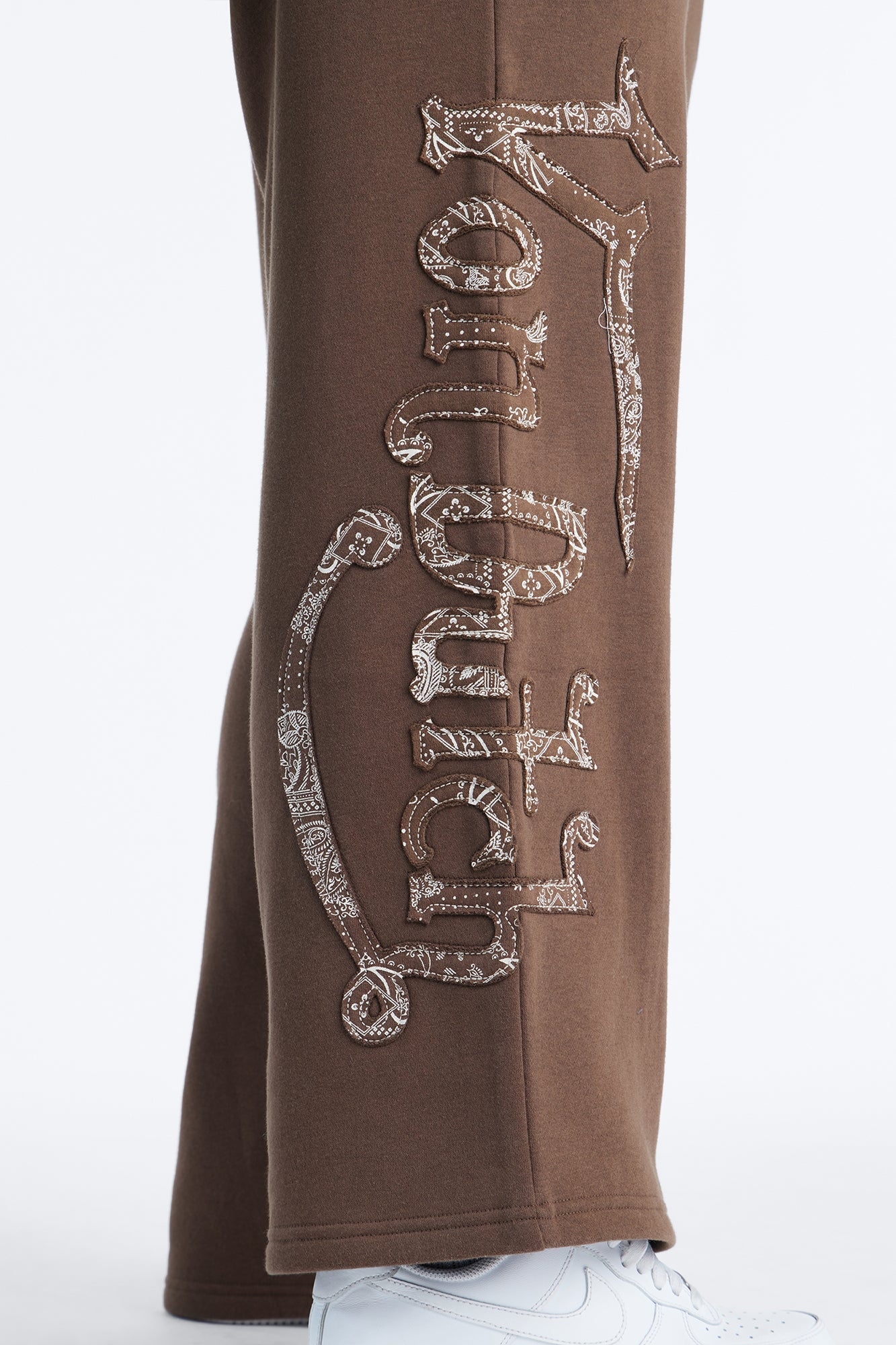 Von Dutch Paisley Wild West Pants - Brown