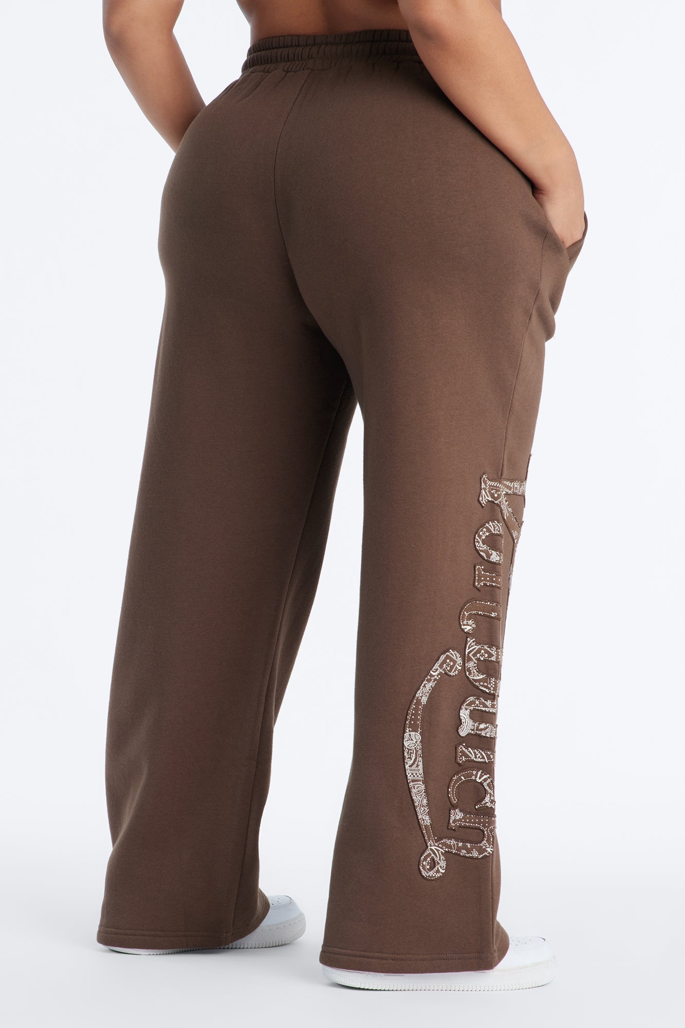 Von Dutch Paisley Wild West Pants - Brown