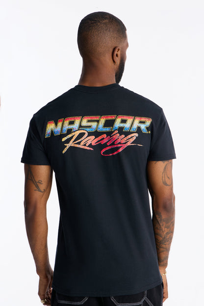 Nascar Vintage Racing Short Sleeve Tee - Black