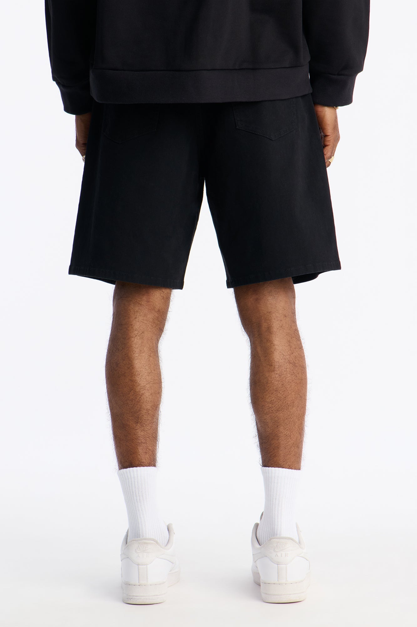 Relaxed Moonflare Denim Short - Black
