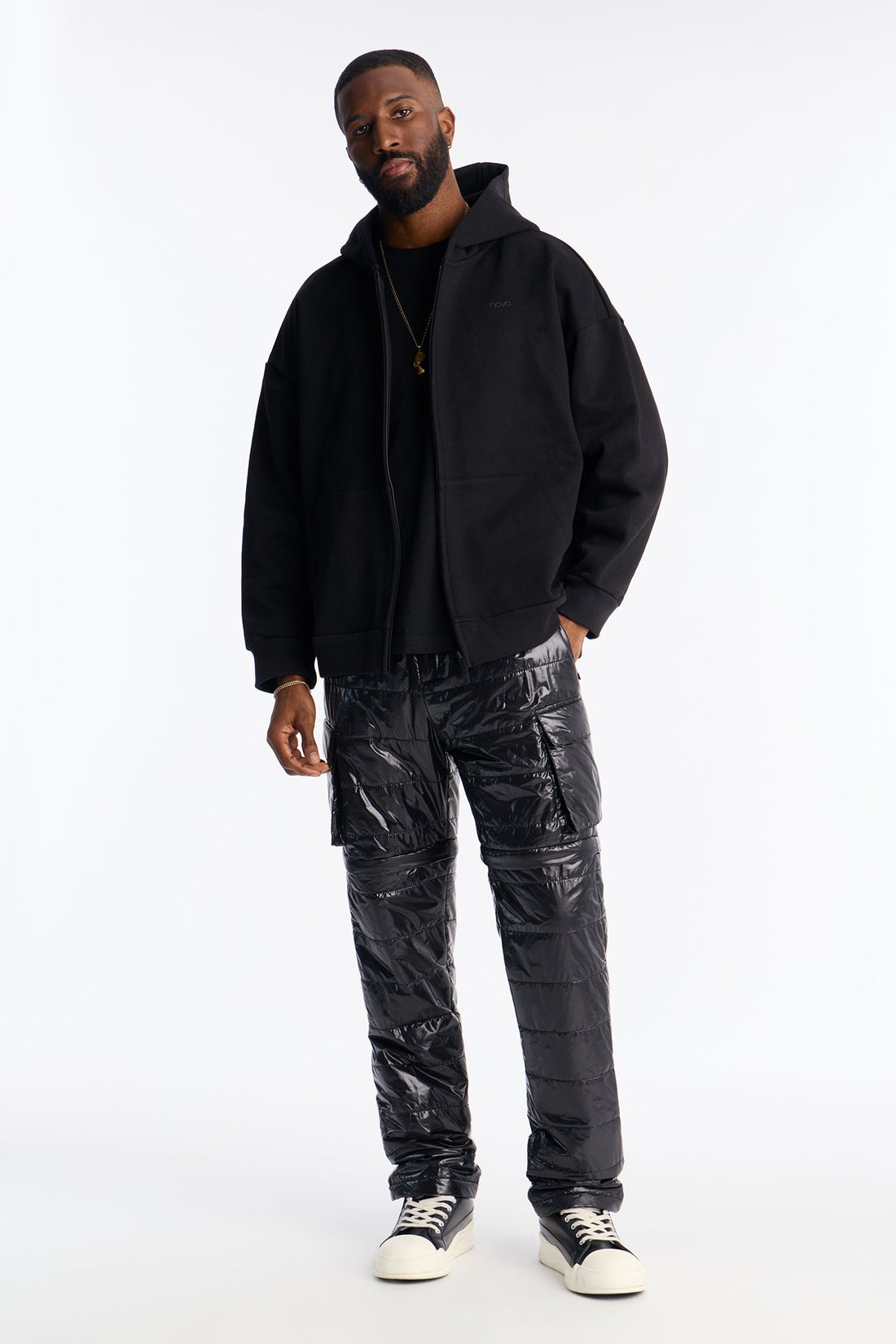 Slim Aspen Slopes Two In One Cargo Zip Short - Black