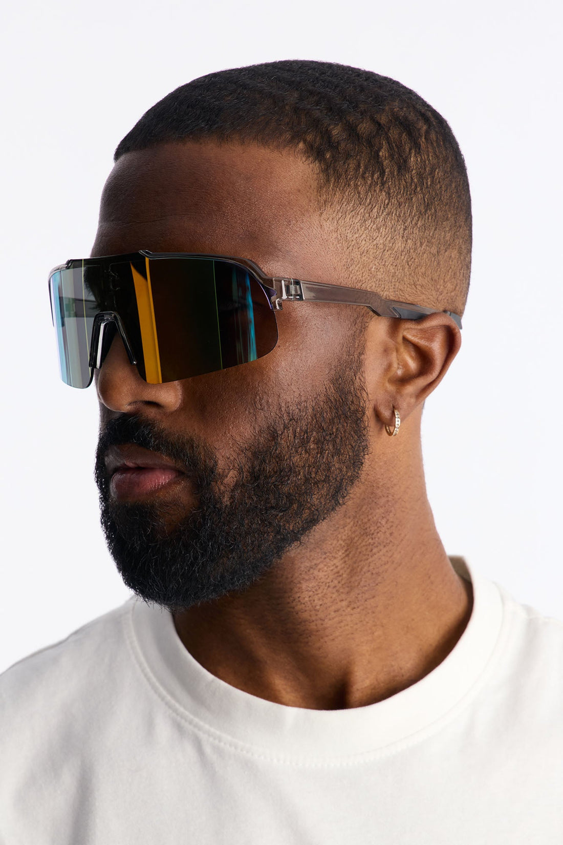 Real Revo Sport Shield Sunglasses - Grey
