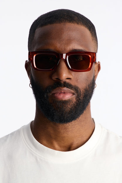 Emphasis Colored Lens Sunglasses - Orange