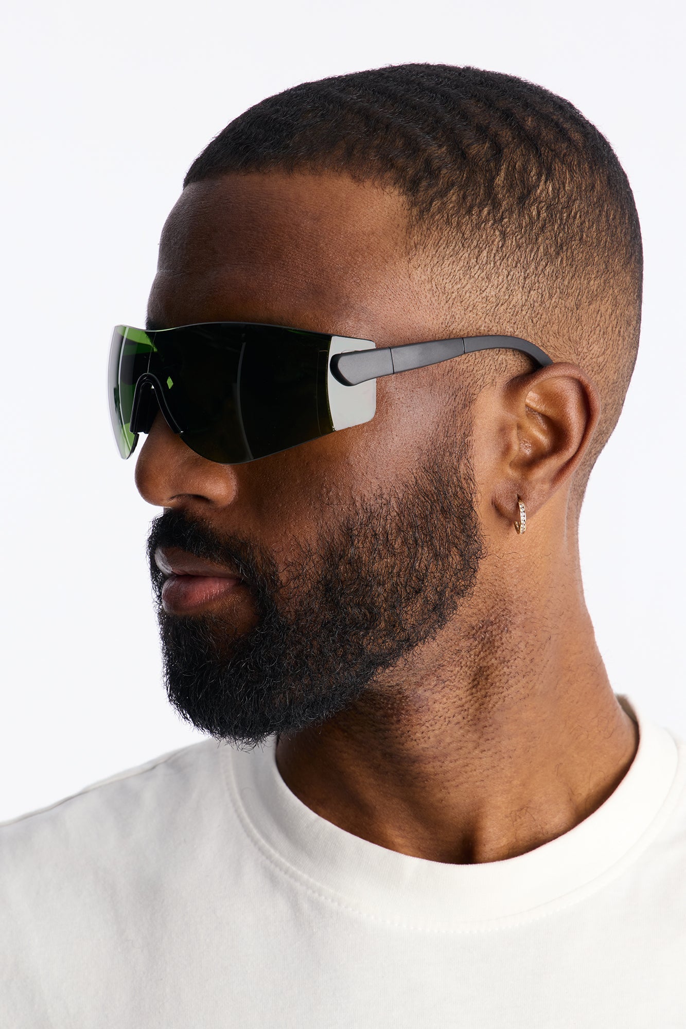 Real Revo Shield Sunglasses - Green