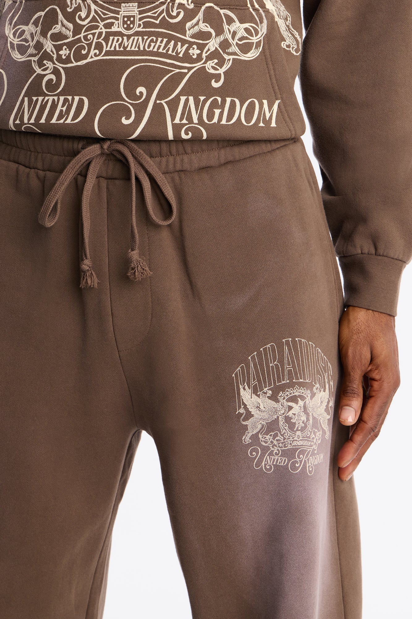 Paradise United Kingdom Washed Sweatpants - Brown