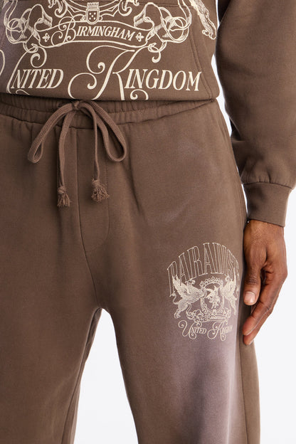 Paradise United Kingdom Washed Sweatpants - Brown