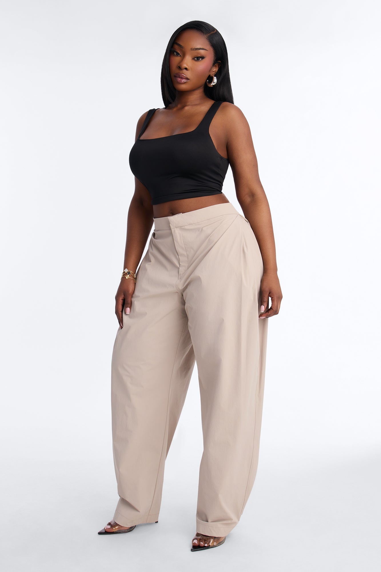Easy Days Barell Windbreaker Pants - Stone