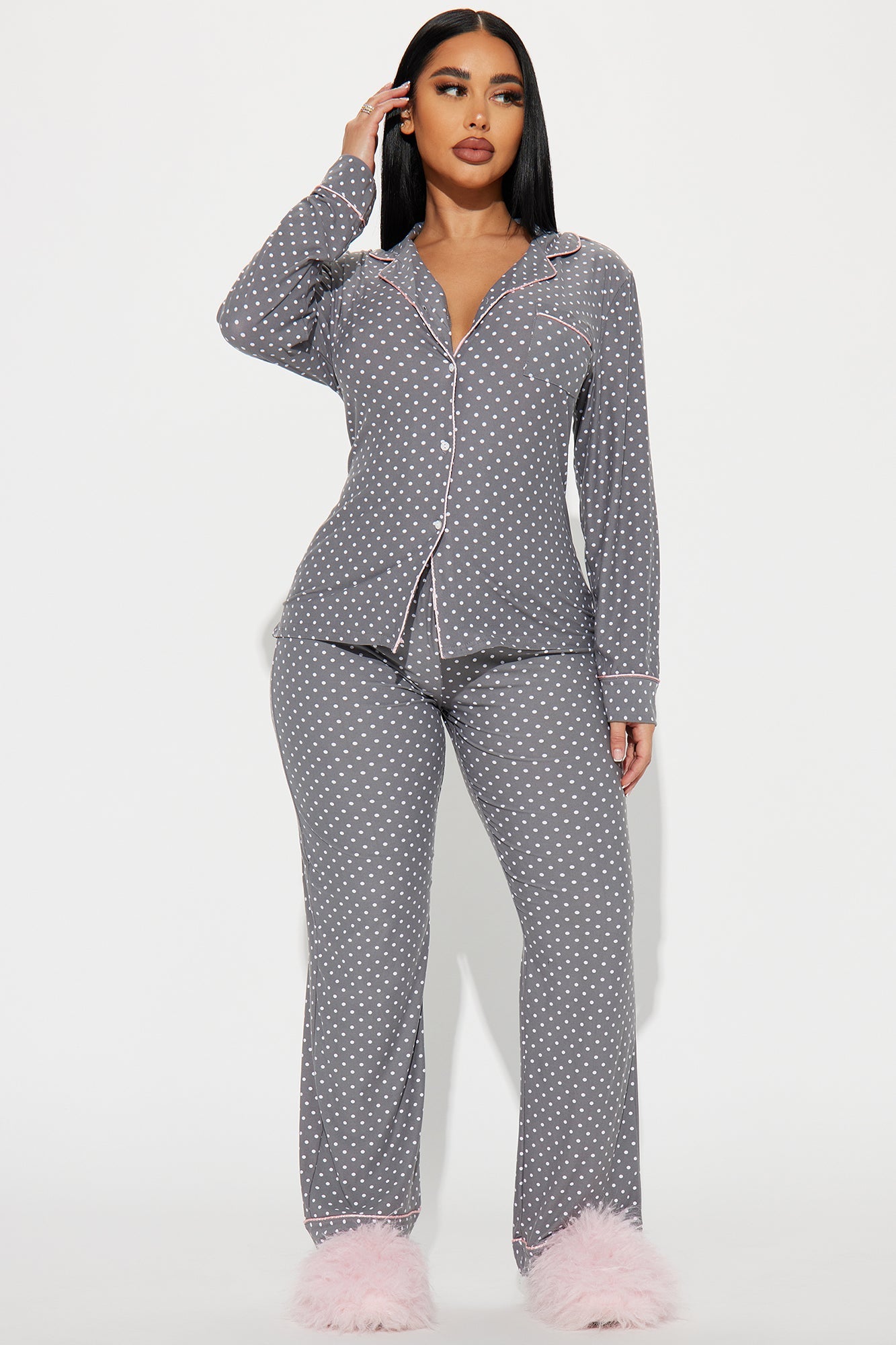 Sleep Tight PJ Pant Set - Grey/combo