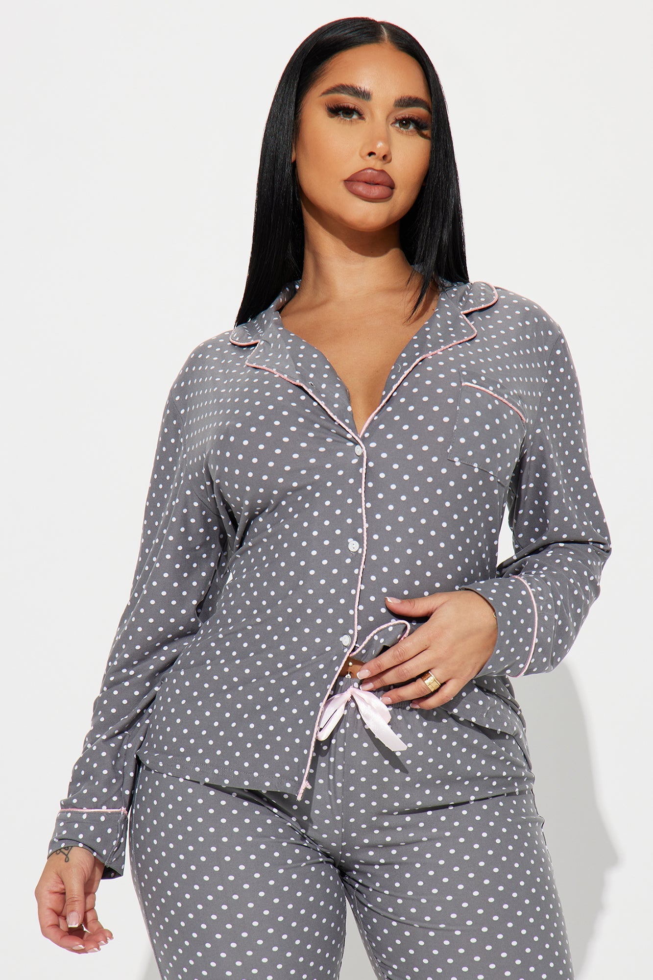 Sleep Tight PJ Pant Set - Grey/combo