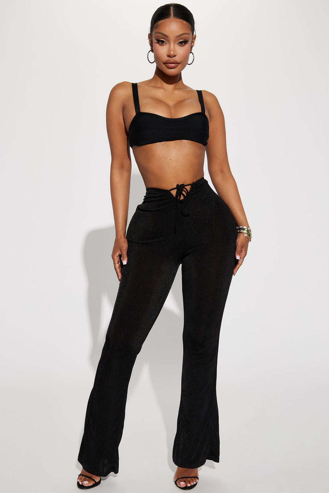 Make It Look Easy Flare Pant - Black