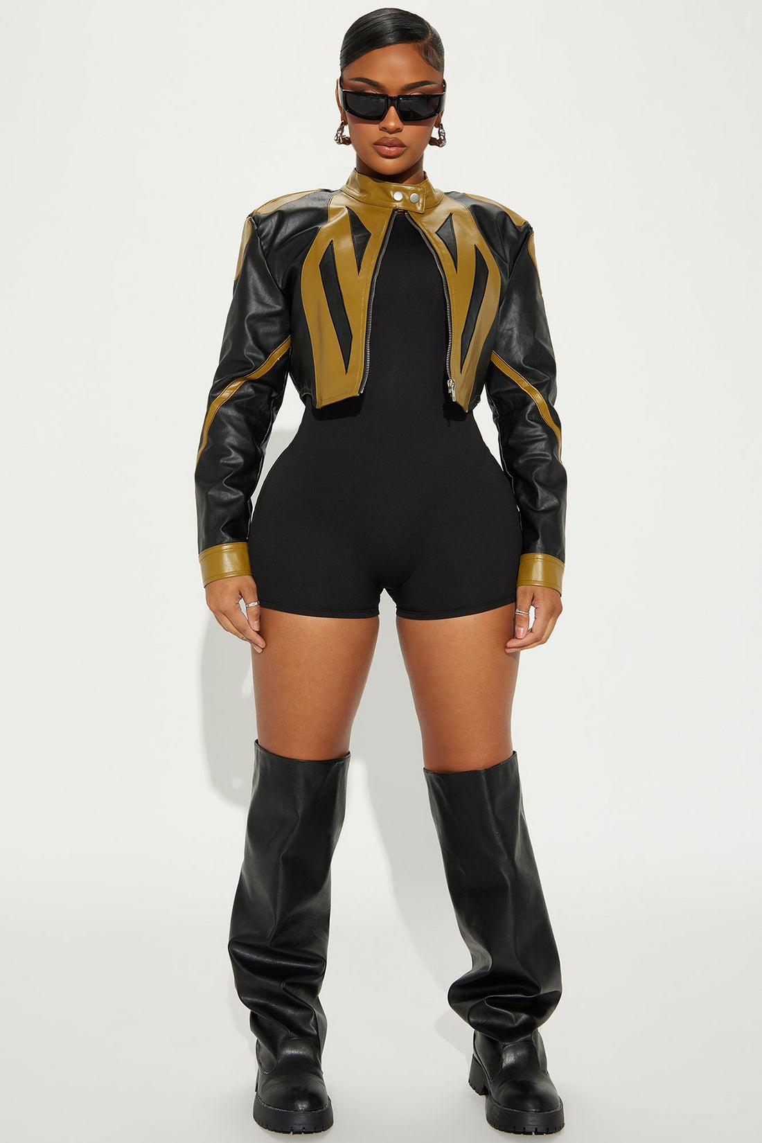 Speed Racer Racing Jacket - Olive/combo