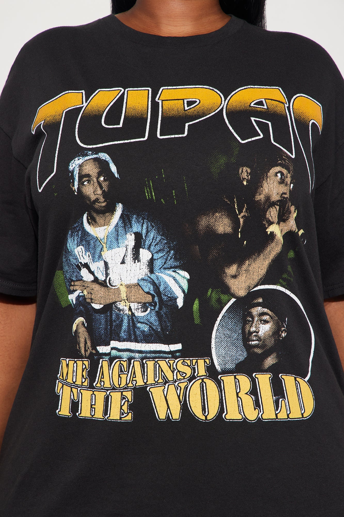 Tupac Me Against The World Tee - Black