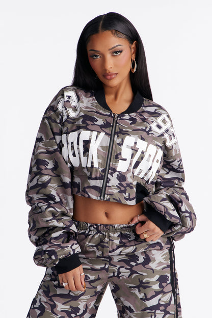 Rockstar 93 Camo Pant Set - Olive/combo