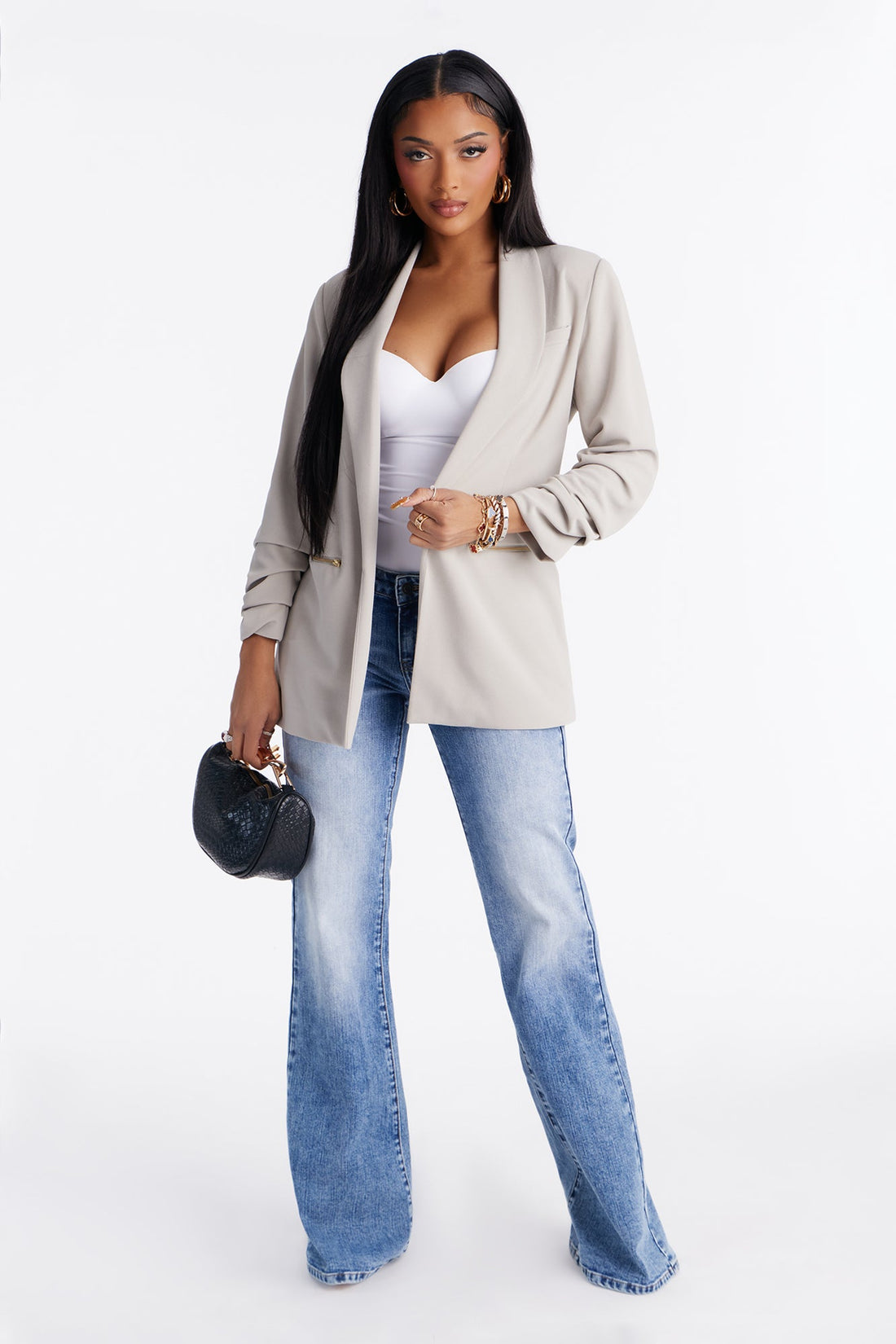 Bethany Blazer - Light Grey