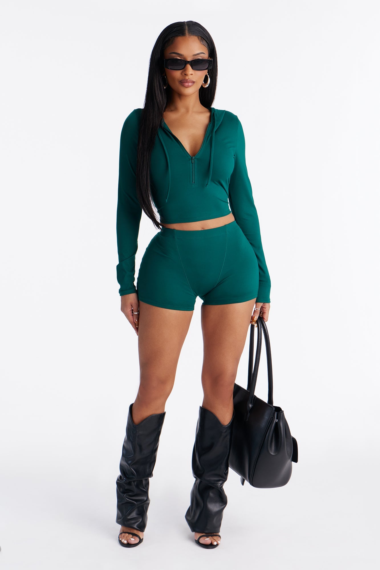 Subtle Flex Short Set - Hunter