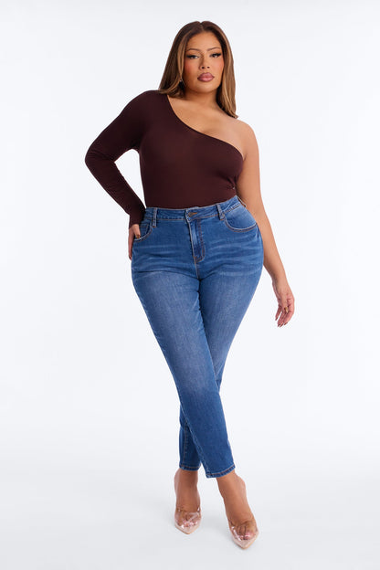 Top Of The Line Stretch Skinny Jeans - Medium Wash