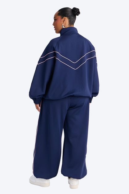 Track Record Pant Set - Navy