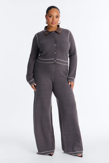 Cierra Sweater Pant Set - Grey