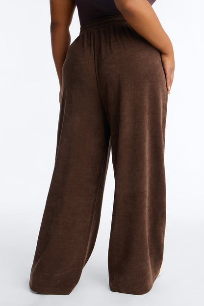 Olivia Extreme Wide Leg Pants - Chocolate