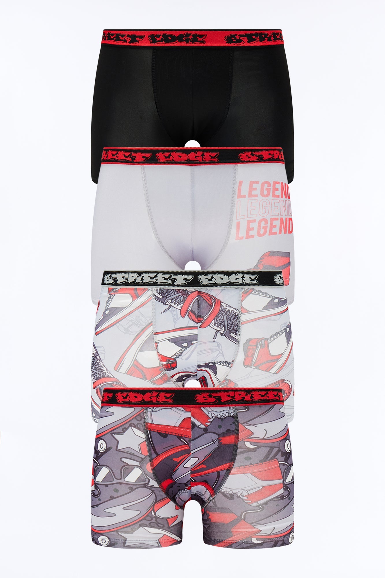 Mini Legend Boxer 4 Pack - Black/combo