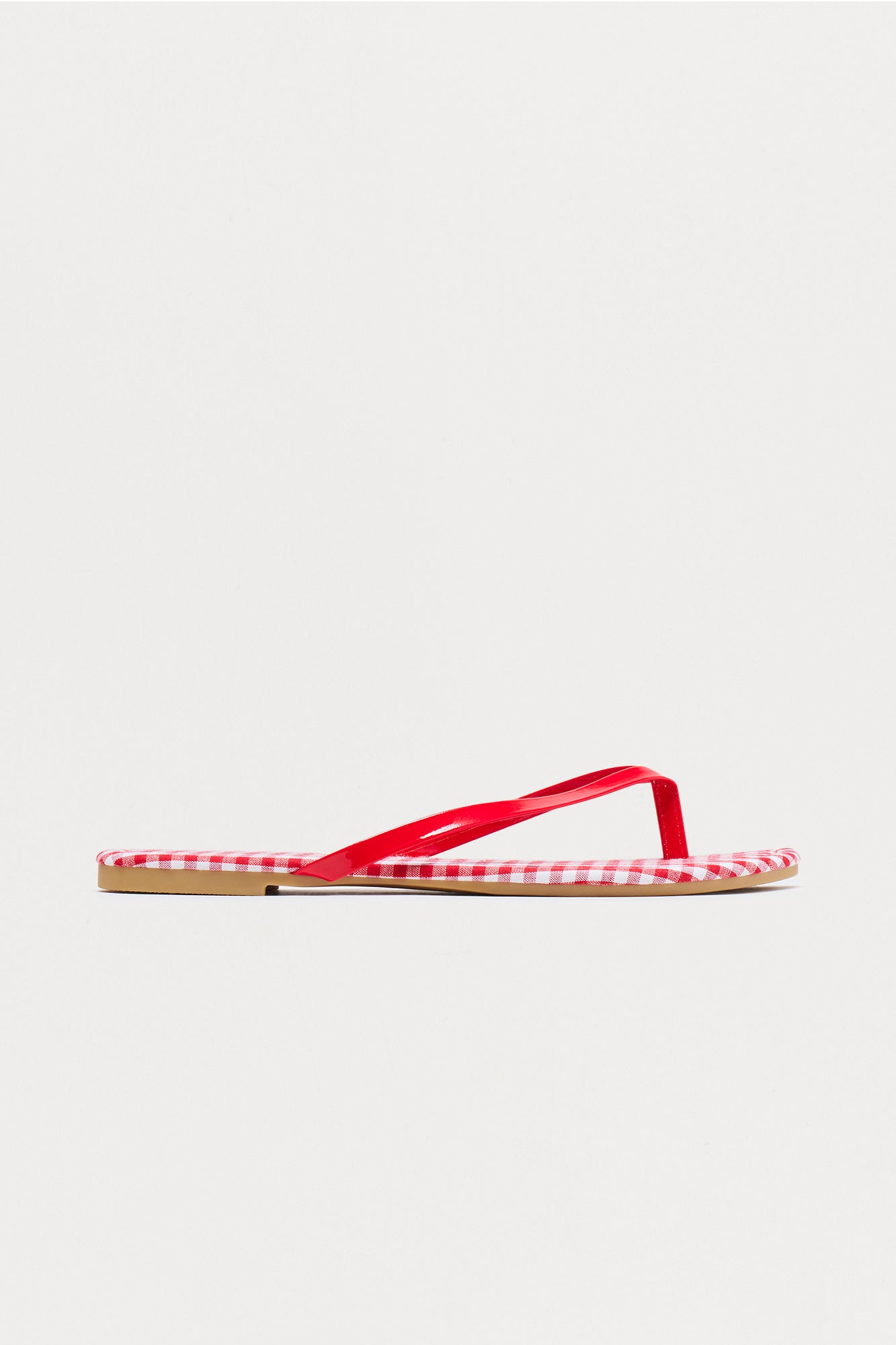 Malibu Picnic Flip Flops - Red/combo
