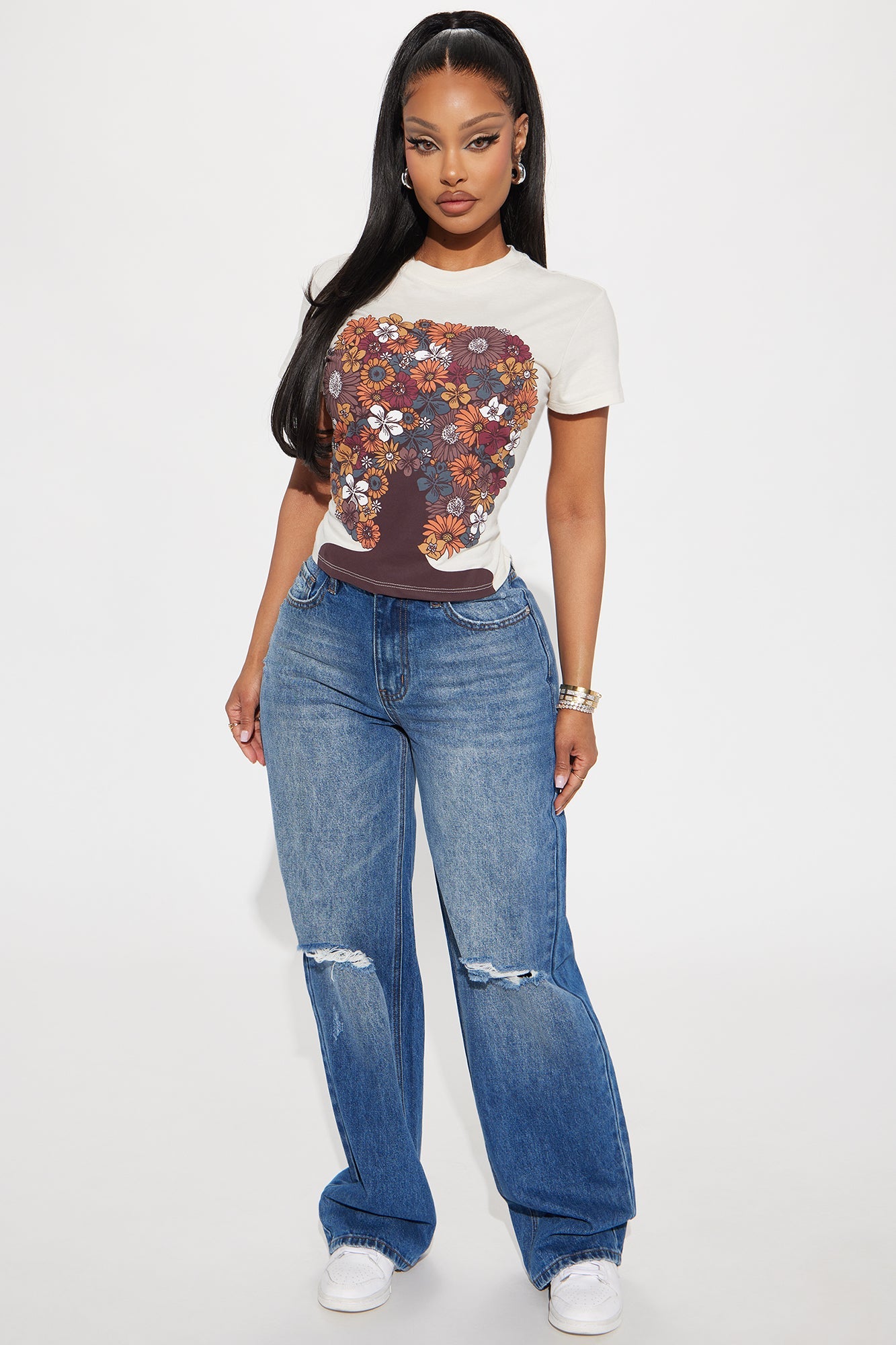 Empowered Bold Beauty Tee - Ivory