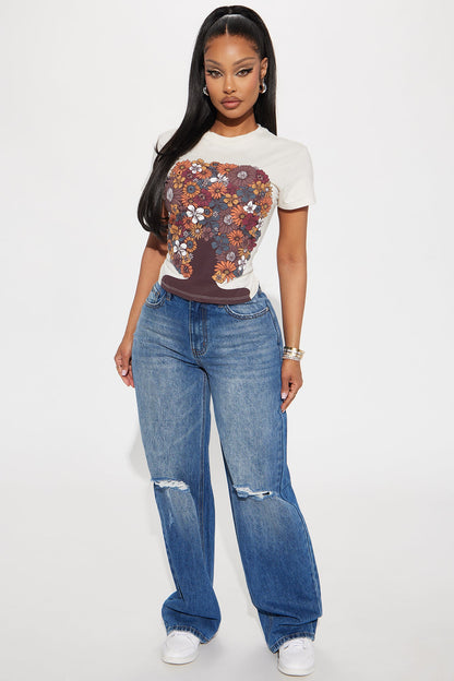 Empowered Bold Beauty Tee - Ivory