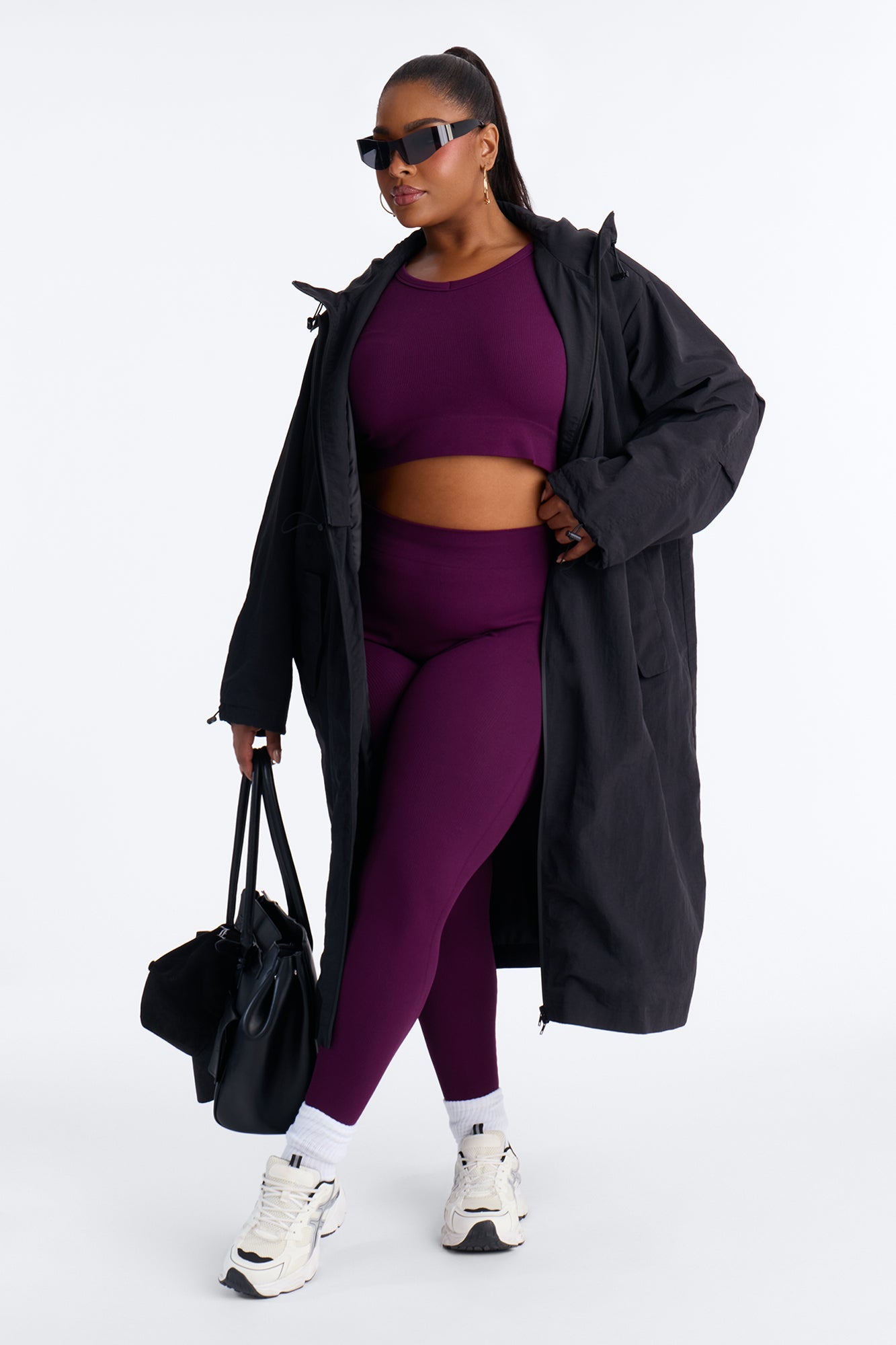Mountain Mover Long Anorak Jacket - Black