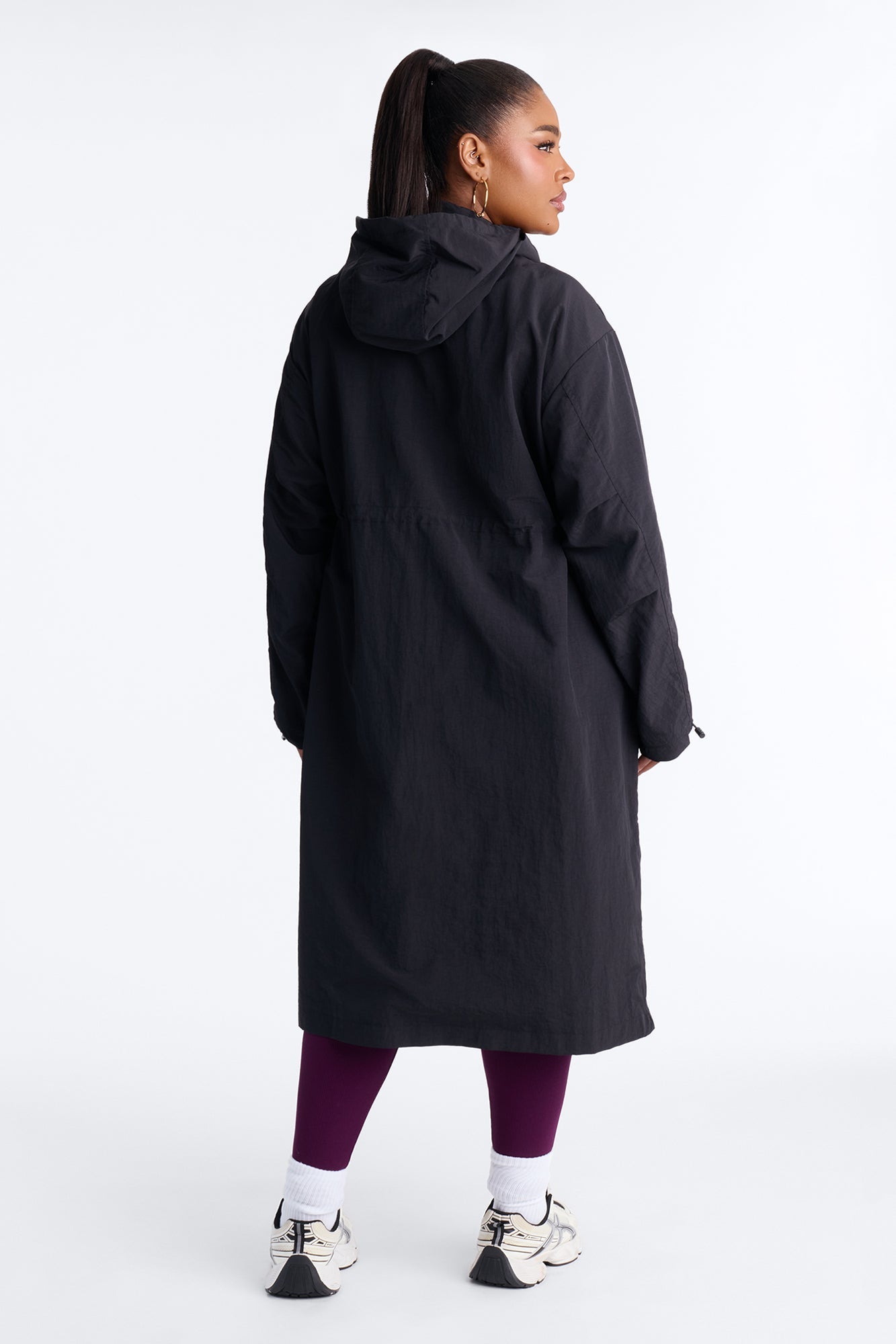 Mountain Mover Long Anorak Jacket - Black