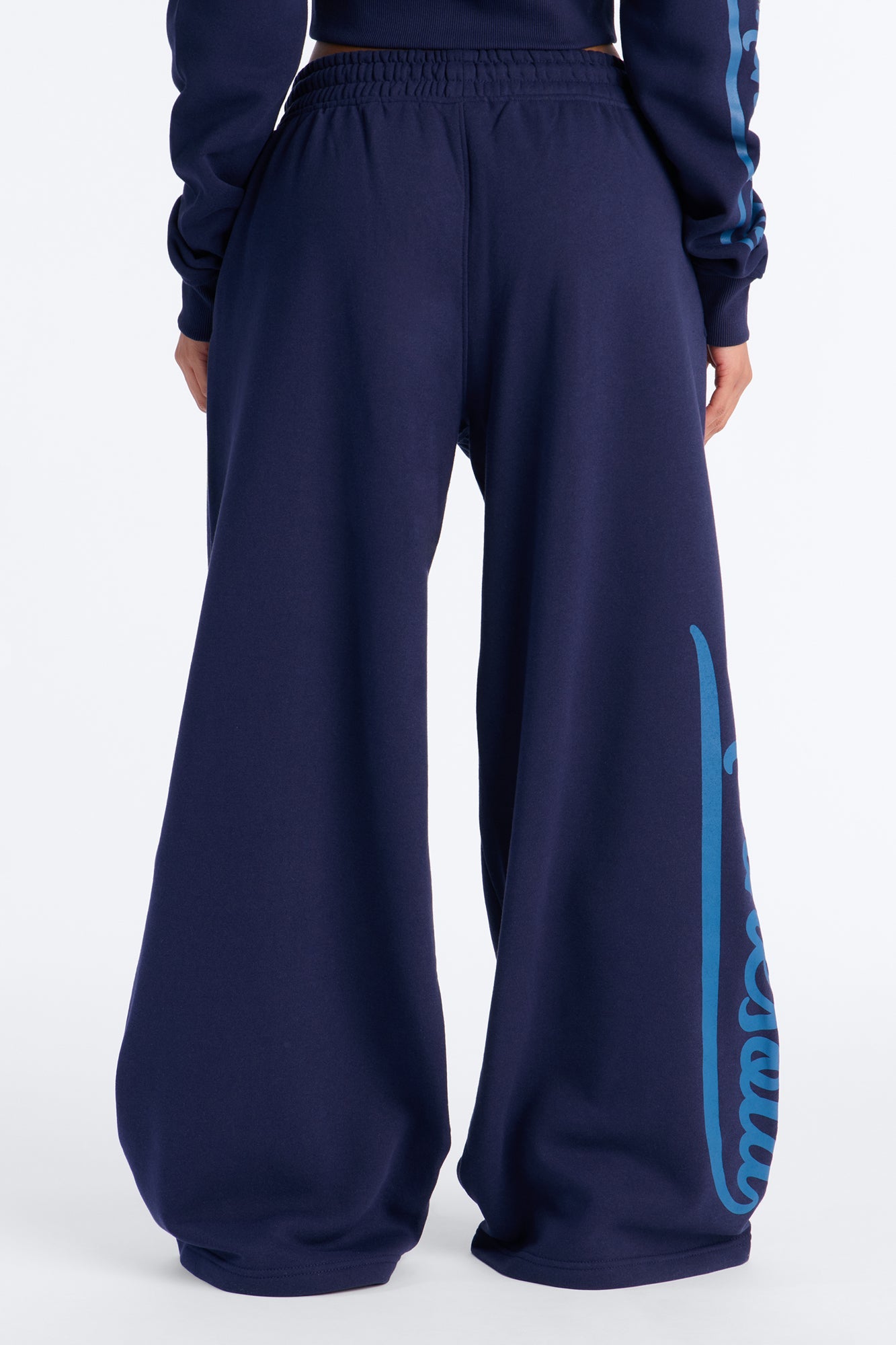 NBA Minnesota Timberwolves Fleece Wide Leg Pants - Navy